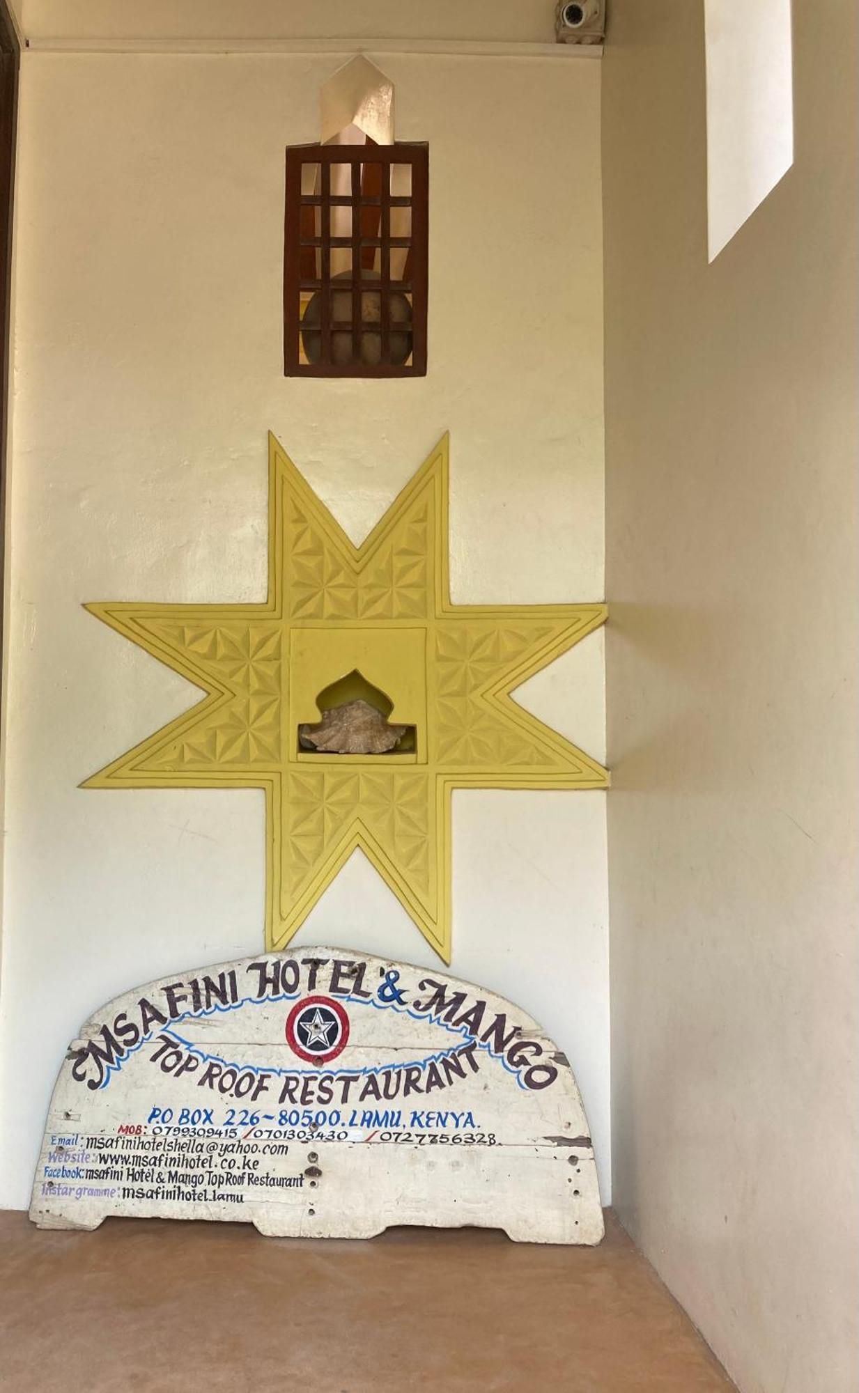 Msafini Hotel Lamu Buitenkant foto